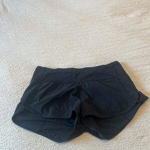 Lululemon Athletica Black Athletic Shorts Relaxed Fit